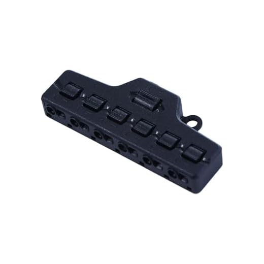 LED Terminal Splitter 1 in 3 Out and 1 in 6 Out Connector Push Terminals Post for DC 0-42V 9A Max(Black)