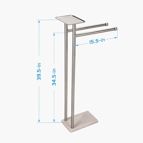 Songtec-Towel-Rack-Stand-for-Bathroom-2-Tier-Freestanding-Towel-Holder-for-Bath-Towels-Practical-Shelf-on-Top-Heavy-Duty-Bathroom-Accessories-No-Drilling-Required