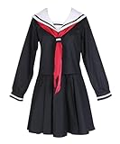 HonRmon Anime Jigoku Shoujo Mioyosuka Cosplay Enma Ai Lolita Suit Halloween Uniform (Small) Black