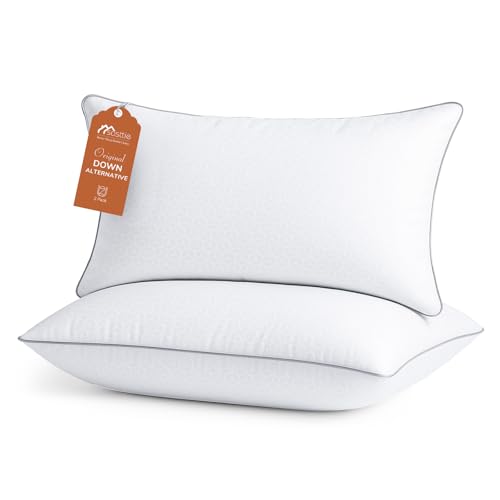Sasttie Firm King Size Pillows Set of 2, Bed Pillows for