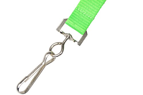 6 Pack - Premium Bright Color Neon Lanyards With Breakaway Clasp - Cute Colors & Durable For Schools, Work, Camps And More! By Specialist Id (Lime Green) #TOP2