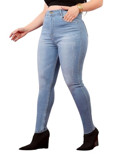 Image of Miss Chase A+ Women's Bootcut High Rise Regular Length Stretchable Denim Jeans