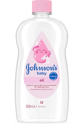 Johnson's Baby Oil 500 ml (Pack of 1) CLINICALLY PROVEN MILDNESS®