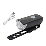 lamphle Bike Light,High Lumens Super Bright Bicycle Light,Super Bright High Lumens Waterproof Safety Easy to Install USB Rechargeable Night Riding LED Bicycle Light Black