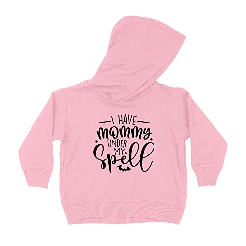 I Have Mommy Under My Spell Kids Hoodie Sweatshirt Toddler 4T Light Pink