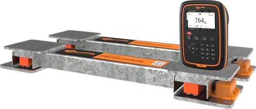 Gallagher W-1 Livestock Scale Bundle | Includes W-1 Weigh Scale & 11,000 lb Heavy-Duty Wireless Load Bars | Bluetooth-Enabled | Rugged Chute-Ready Weigh System for Livestock