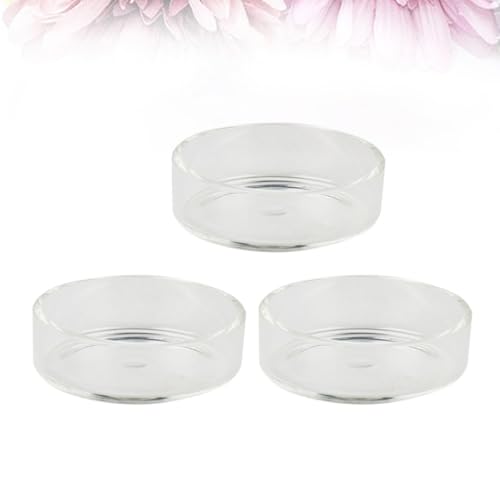 Plato de cristal redondo de alta transparencia para tanque de peces 4