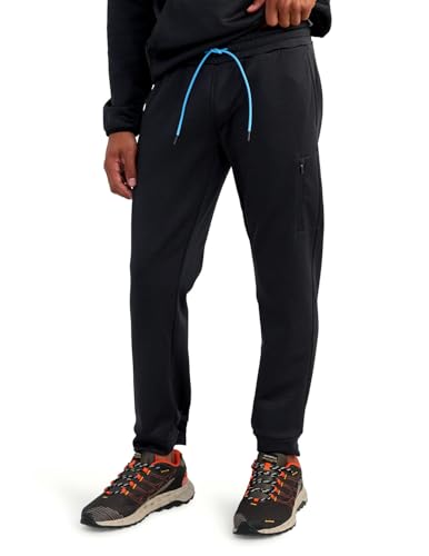 HUK Mens Coldfront+ Jogger Sweatpants, Comfortable Cold Weather Athletic Pants for Men