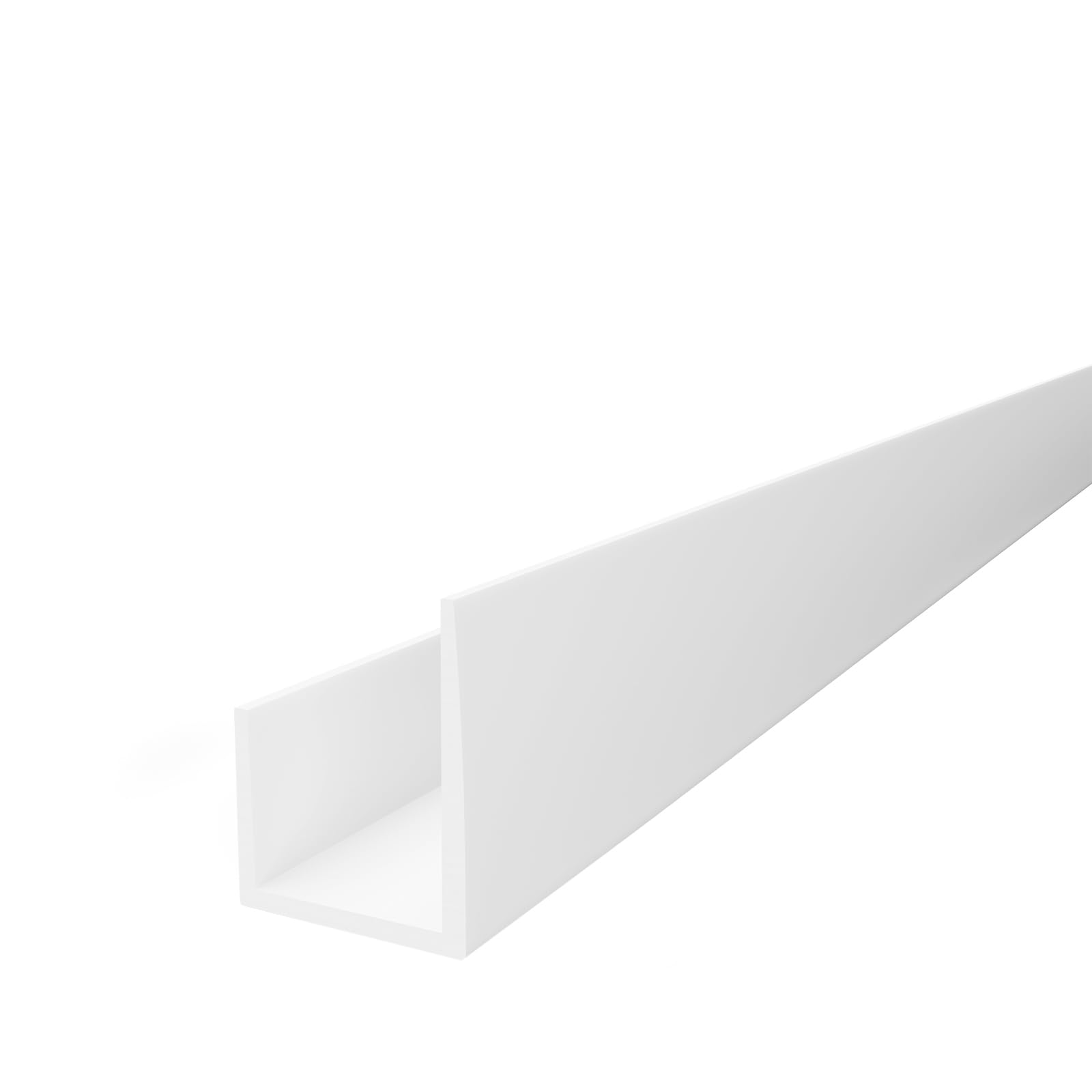 DQ-PP Perfil de cubierta para placas de yeso – Tamaño: 66 x 22 mm – Longitud: 200 m (100 x 2 m) – Color: blanco – Material: PVC – Protección de bordes para placas de yeso de 12,5 mm – perfil de yeso