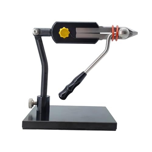 Kokiya ロータリー式フライタイイングバイス アクセサリー フライタイイングツール ベイト釣り初心者向け