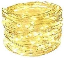 USB Elegant Ball Decoration Fairy String Lights Balls String for Diwali, Lights of Home Decoration (10 Meter 100 LED USB-Yellow)