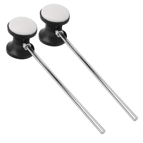 Set 2 mazos para pedal de batería de práctica y performance miniatura 2