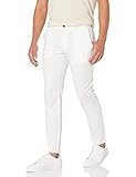Theory Men's Zaine Patton Cotton Pant, White, 38
