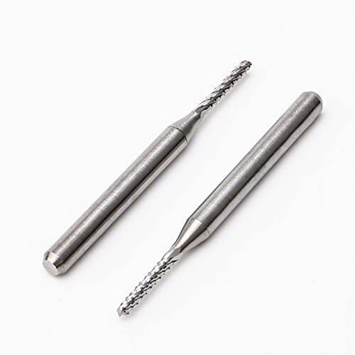 Image of 10 PCS Drills 1.5MM Carbide End Milling Cutter,CNC Router Bits, End Mill for PCB Machine Tool