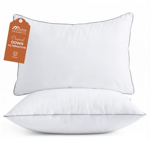 Sasttie 14x24 Throw Pillow Inserts Set of 2 Lumbar Sleeping Pillows for Couch Bed Living Room Decor - Oeko-Tex Certified Down Alternative Plump Filling - Hotel Quality and Machine Washable 2 Pack