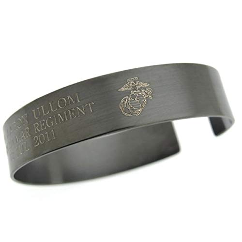 Custom-Black-Military-Cuff-bracelet-US-Army-Gift-Mens-Gifts-Patriotic-Jewelry-US-Army-jewelry-Memorial-Bracelet-Military-bracelet-Personalized-mens-Gift
