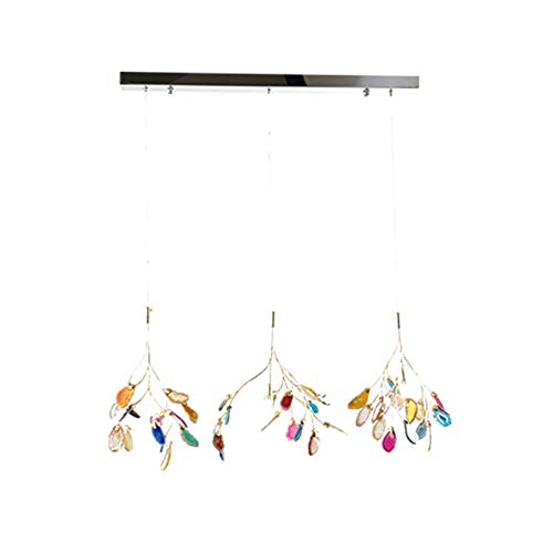 Luminaire moderne G4 agate suspendus plafonniers suspension chic salon