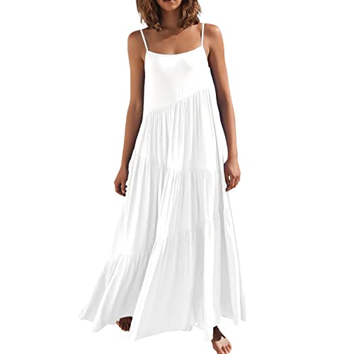Robe longue maxi fluide et respirante pour les sorties d'été