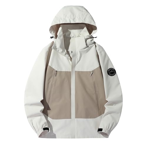 Chaqueta impermeable con capucha deportiva que aísla completamente del viento y la lluvia estival