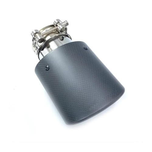Tubo de escape universal silenciador de acero inoxidable negro para coche