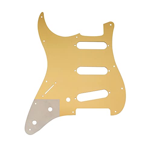 Musiclily Pro 11 Furos SSS Stratocaster Escudo Pickguard de Alumínio para Guitarra American/Mexican