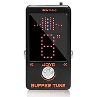 Tuning Mode--JOYO JF-19 BUFFER TUNER gives you fast, accurate tuning and a high-quality tuning tool in a single unit with 1 cent accuracy. In order to make the pedal work properly and quietly, we do recommend JOYO 9V DC pedal power supply with noise ...