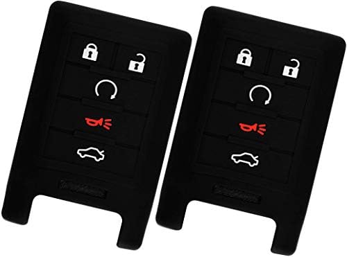 2-Pack Toyota Key Fob Shell Replacement - Fits Tundra, Tacoma (2 Button, For ELVATDD Remote)