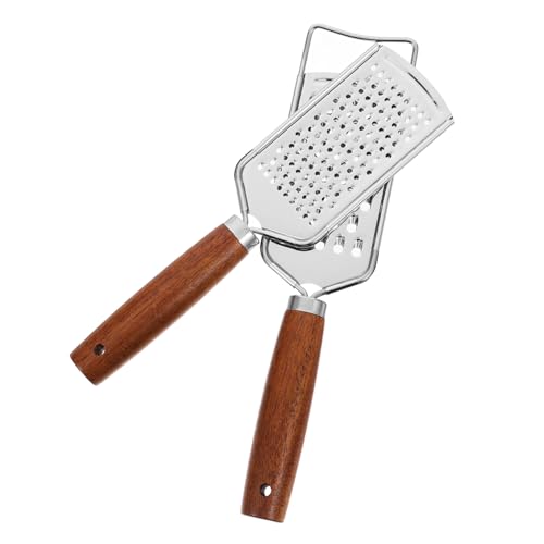 Set de 2 ralladores de queso de acero inoxidable con manivela miniatura 1