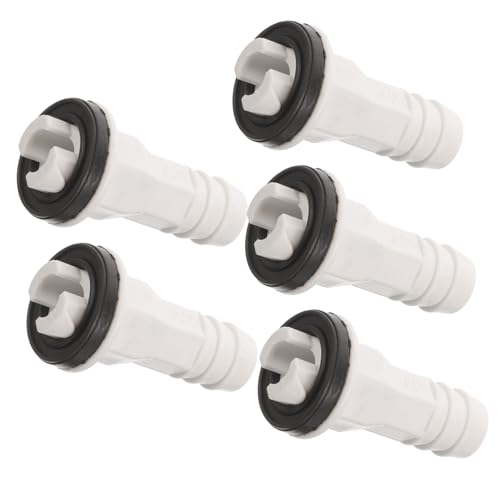 KICHOUSE 5pcs Air Conditioner Drip Pan Drain Hose Connector Connector for Ac Drain Hose Fitting for Ac Unit
