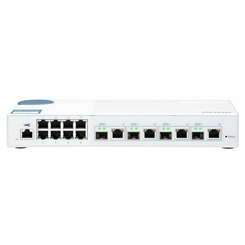 QNAP QSW-M408-4C QSW-M408-4C, 8 port 1Gbps, 4 port 10G SFP+/ QNAP QSW-M408-4C QSW-M408-4C, 8 port 1Gbps, 4 port 10G SFP+/