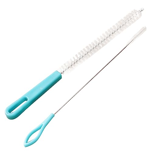 VICASKY Root Mud Cleaning Straw Cleaners 2pcs Fine Bristle Brush for Straws Tubes and Bath Scrubbing