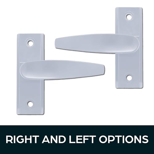 Manija de puerta SUMMIT DOORWARE Adams Rite izquierda de aluminio transparente 4