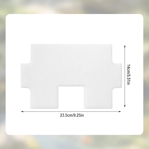 4 pads de filtro para caja de cascada 8in pre-cortados miniatura 2