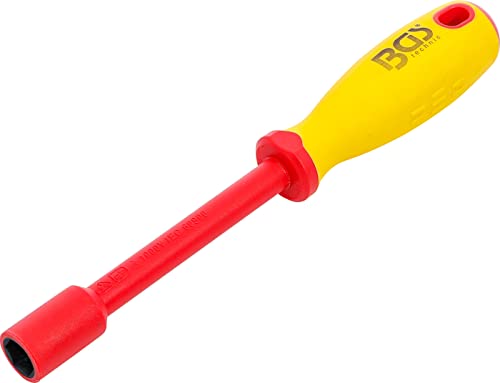 BGS 71093 | VDE Socket Screwdriver | Hexagon | 13 mm | Blade Length 125 mm