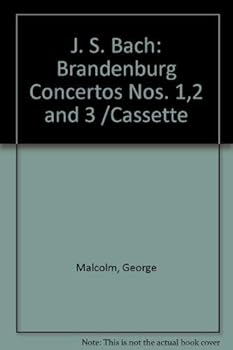 Hardcover J. S. Bach: Brandenburg Concertos Nos. 1,2 and 3 /Cassette Book