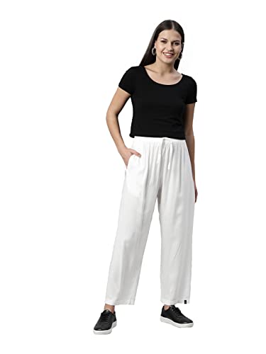 Image of TWIN BIRDS Kurti Pant for Women | Soft Viscose Fabric Trousers | Relaxed Fit | Functional Pocket | Daily Ethnic & Casual Wear