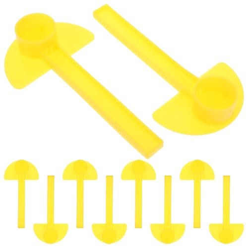MAGICLULU 10 Comederos para Abejas Taza Bebedero para Colmenas, Alimentador de Agua para Exterior, Suministros de Apicultura para Jardín, Kit de 10 Piezas, Diseño Seguro y Versátil