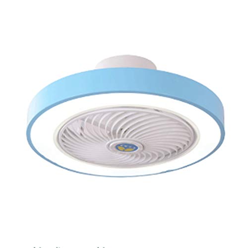 Ventilateur de plafond à LED rond CRODY avec télécommande pour salon