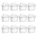 Tikstoy Wasserfilter Kartuschen 12 Stück, Filterkartuschen Ersatz Kompatibel mit Brita® Maxtra+® Plus Maxtra Pro® All-in-1 Kanne, Wasserfilter By Tikstoy, Reduziert Chlor, Schwermetalle, Kalk (12PCS)