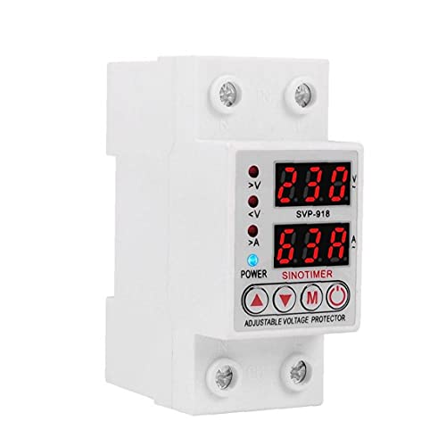 Voltage Protector SVP-918 Verstelbare automatische zelfherstel onder spanning Beschermende inrichting 40A Wit… - Image 6