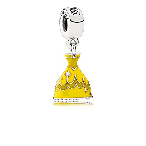 Preisvergleich Produktbild Pandora Charm 925 Disney, Belle´s Kleid Anhänger Sterlingsilber 791576ENMX
