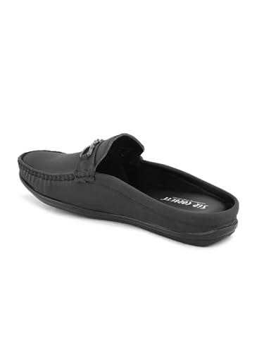 Image of SIR CORBETT Leather Back Open Loafers Shoes for Men (Size 6 to 13)