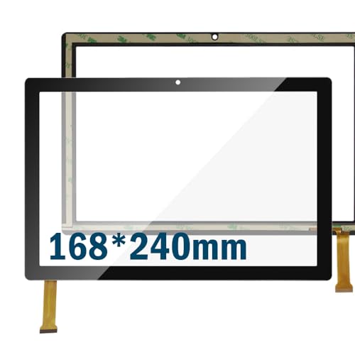 Digitizer Touch Screen Glass Panel Replacement Repair Parts for Sky Devices Pad 10 Max [Without LCD] [168 * 240mm] [Camera on Center]