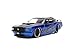 Jada Toys Bigtime Muscle 1:24 1970 Ford Mustang Boss 429 Die-cast Car – Opening Doors, Hood, Trunk, Rubber Tires(Candy Blue/Black Flames)