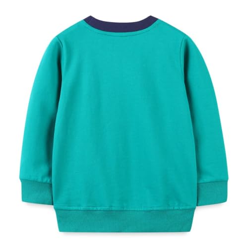 Toddler Boys Sweatshirts Cartoon Graphic Long Sleeve Crewneck Pullover Tops 2-7T2