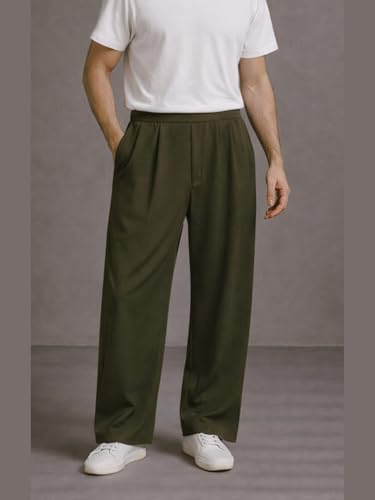 Image of Korean Pants for Man | Trekking Pants | Korean Trousers | Baggy Trackpants for Men - Effortless Style, Confident Feel, Free Movement, All-Day Comfort