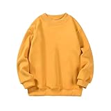 [Maplefea] 裏起毛キッズ 冬物 韓国発 オーリー保温素材 破れにく縫製 学童用 無地デザイン カラーバリエ5色 0-60cm 洗濯耐久仕様 男女兼用 通園服 キッズ向け 黄色 6_l