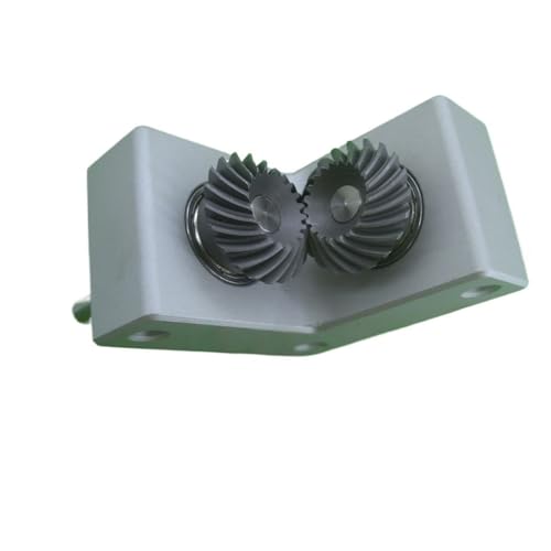 Mechanical Steering 1:1 Transmission Spiral Bevel Gear Gearbox 90 Degree Right Angle Reverse Steering Gearbox 6mm 8mm 10mm Shaft Commutator Direction Transmission(8mm)