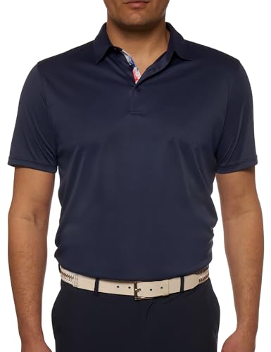 Robert Graham Men's Axelsen Short Sleeve Knit Polo Golf Shirt