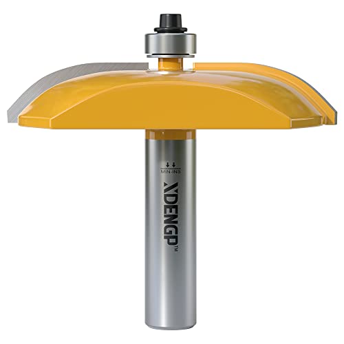 Image of Cove Raised Panel Router Bits 1 /2 Shank for Cove-Cut, 3-1 /8-Inch Diameter, Shaker Raised Cabinet Door Making Frame Panel Design Router bits for use with Rail and Stile Moulding Router bit
